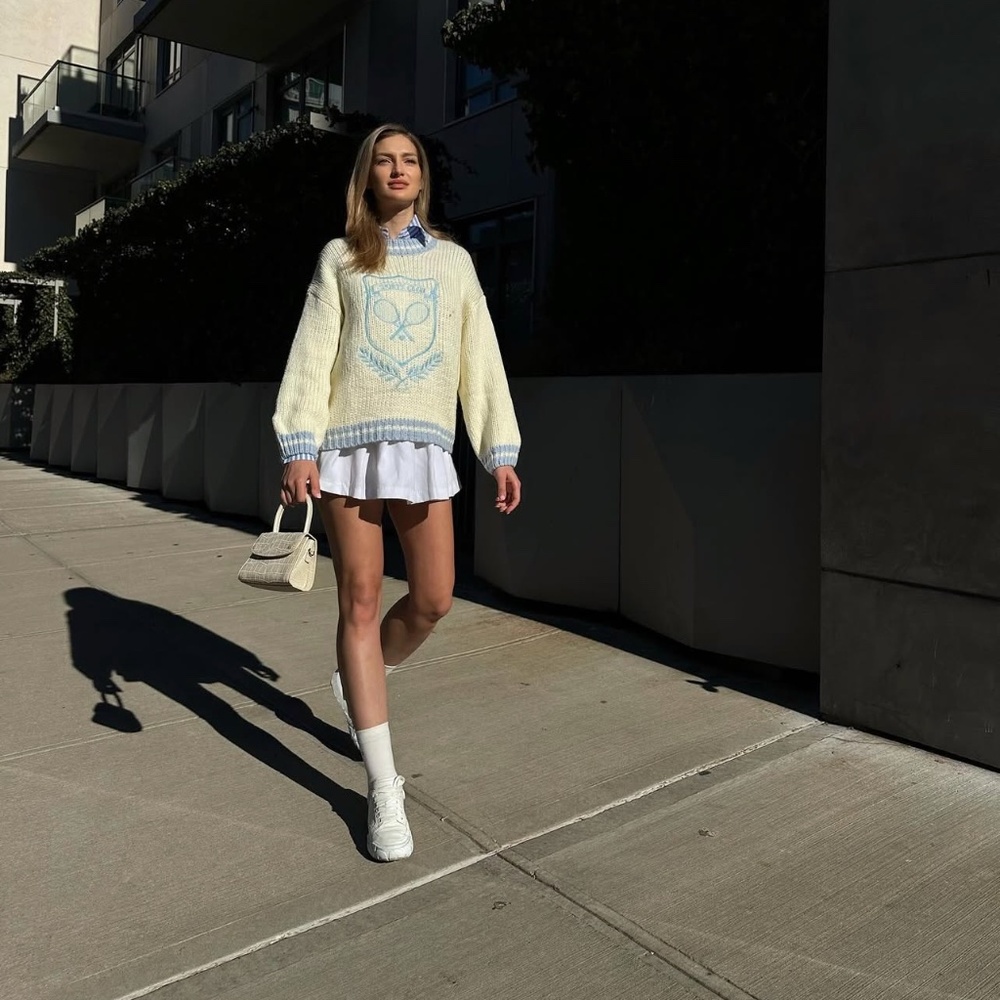 Petal & Pup Sweater - Picture 1 of 3